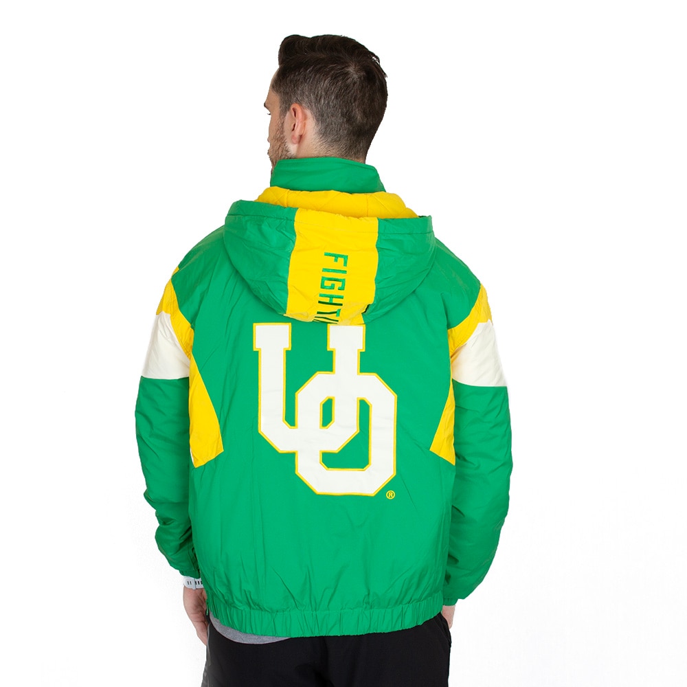 Interlocking UO, Green, Coat/Jacket, Polyester, Men, Portland Gear, Legacy, Anorak, 1/4-Zip, 986754
